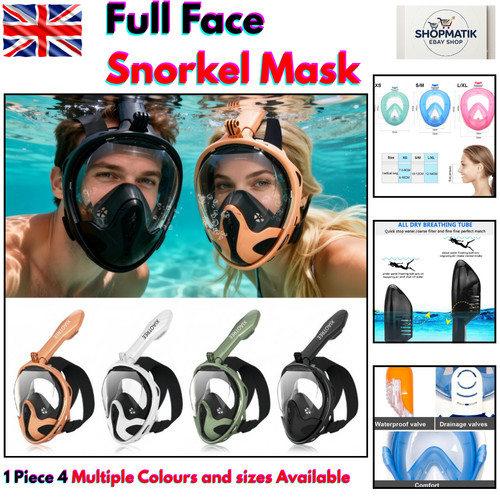 Full face snorkel mask - snorkel,