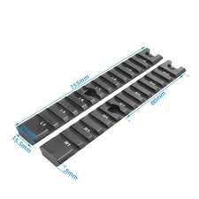 Tactical G36 Mount Set 20mm Picatinny Rail Handguard Mount Rail System 2 Pcs