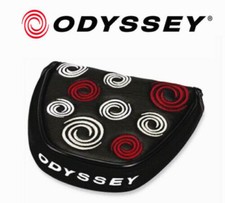 Odyssey Black Swirl Mallet Magnetic Closure Putter Head Cover UK Stock