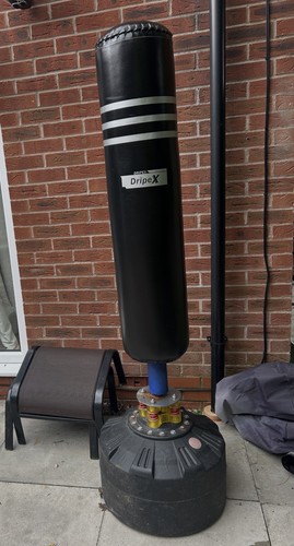 Black stand punch bag with - up,