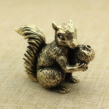 Antique brass squirrel - antique,