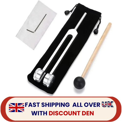 128hz tuning fork - fork+hammer, kit