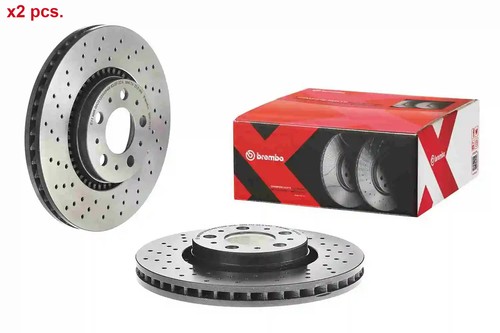 Pcs front brake disc rotors - pcs,