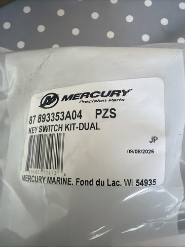 Mercury marine key switch - key,