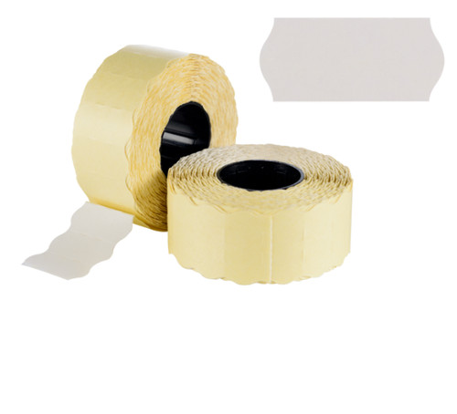 White price gun labels 26x12mm - gun,