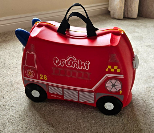 Trunki red fire engine - engine, ride-on