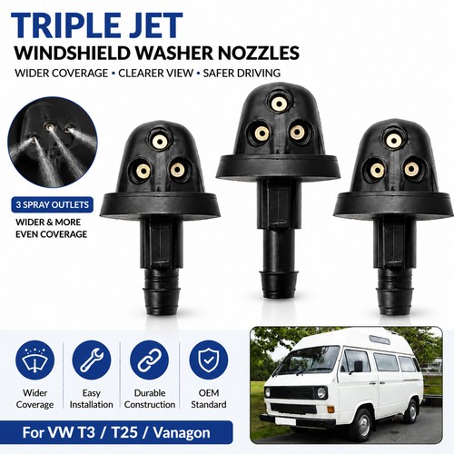 3pcs triple jet windscreen - 3pcs,