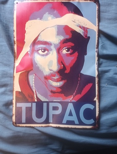 Tupac metal poster - metal,