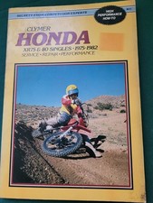 CLYMER HONDA XR75 & 80 SINGLES