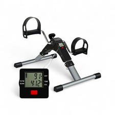 Adjustable Mini Exercise Bike Pedal Exerciser Arm Leg Cycle Machine Resistance