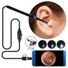 LED Endoscope Otoscope Ear