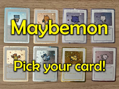 Maybemon cards choose - maybemon,