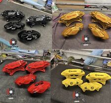 Subaru STi Front Rear Set Calipers 4 Piston Red Impreza WRX 08-17 Custom Colors