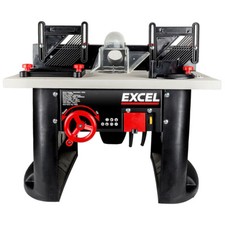 Excel Bench Top Router Table with Built In 1500w Variable Speed Motor 240v Black
