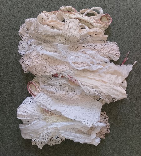 Job lot vintage lace - job,