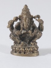 Vintage Brass Ganesha Figurine