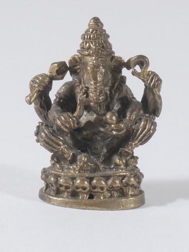 Vintage brass ganesha - ganesha, figurine