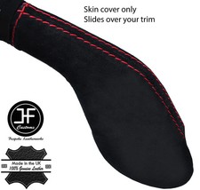 RED STITCHING REAL SUEDE