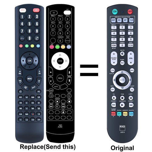 New replacement remote control - new,