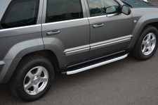 Aluminium Side Steps Bars Running Boards To Fit Jeep Grand Cherokee (2005-11)