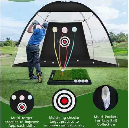 Golf practice net portable - golf,