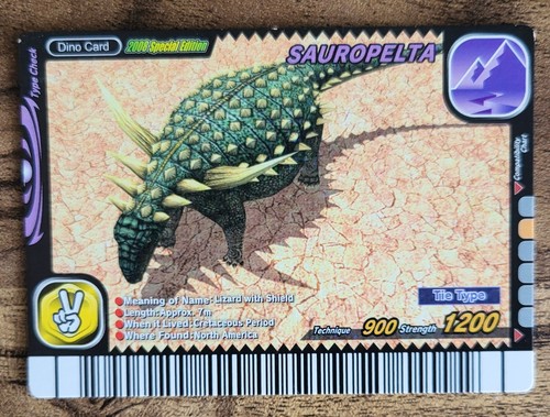 Dinosaur king sauropelta - sauropelta, 2008