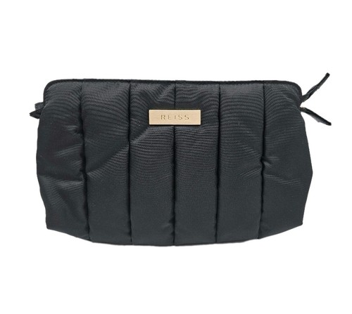 Reiss black nylon puffy - nylon,