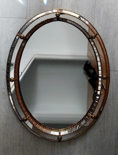 Vintage wall hall mirror - wall,