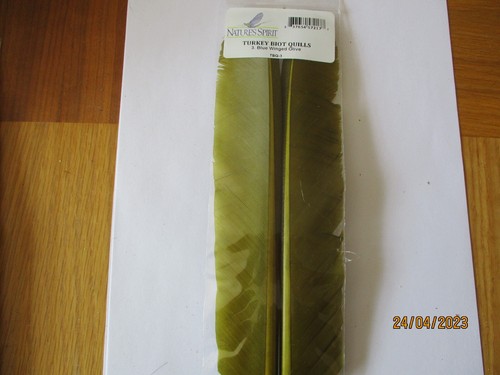 Turkey biot quills - turkey, pair