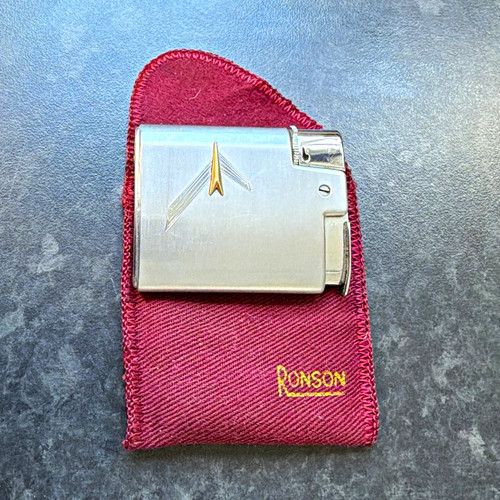 Ronson metal plain pocket - ronson,