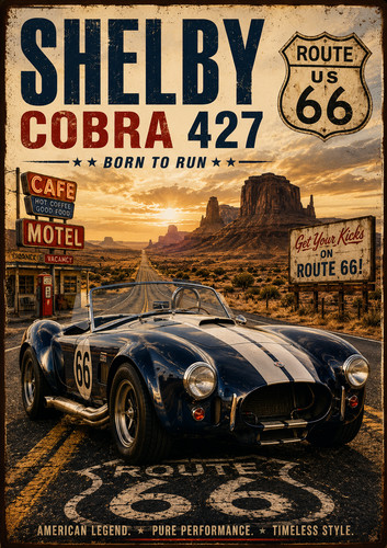 Shelby cobra 427 route - cobra,