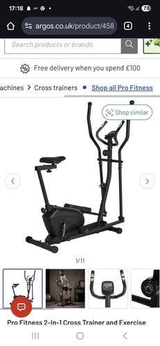 Pro fitness 1 - 2-in-1, cross