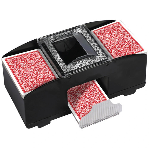Electronic card shuffler - electronic,