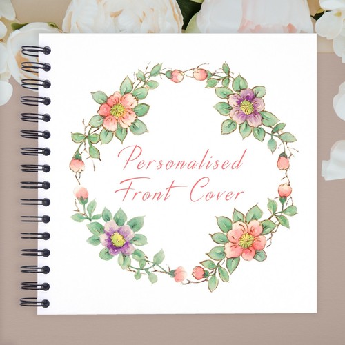 Personalised flower wreath - flower,