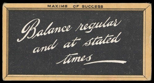 Singleton cole maxims of - cole,