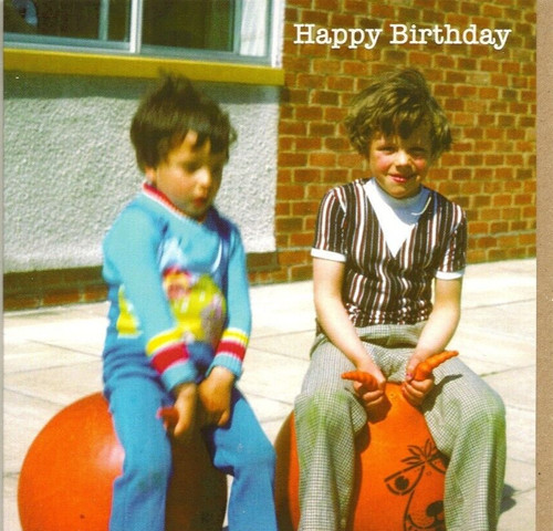 Open happy birthday greeting - open,