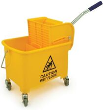 20 L Mop Bucket and Wringer Yellow Cleaning Mopping Commercial  UK