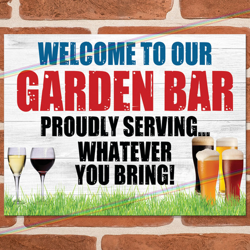 Garden bar funny metal - funny,