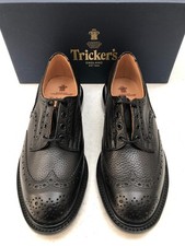 TRICKERS Bourton Derby Brogue, UK:10.5, EU:45, Black Leather, RRP £565! BNWB