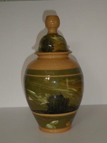 Boscastle studio pottery - pottery, lamp