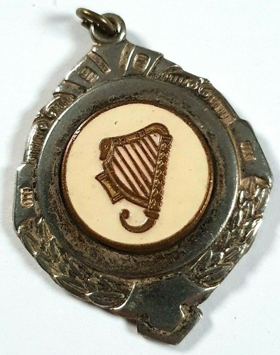 Irish pipers band medallion - irish,