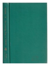 RODEN, ROBERT F. the Cambridge press, 1638-92: a history of the first printing p