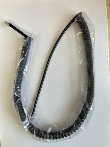 Telephone handset curly coiled - telephone,