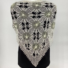 Ivory Hand Crocheted Floral