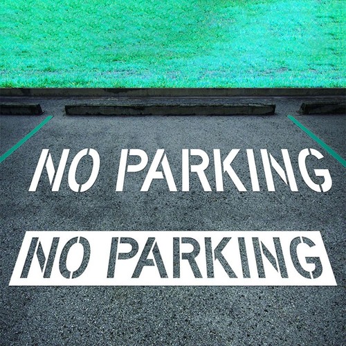 Silicone parking stencil 12 - parking,