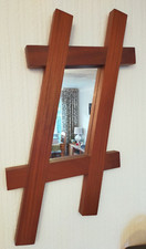 Vintage handmade rustic mirror - rustic,