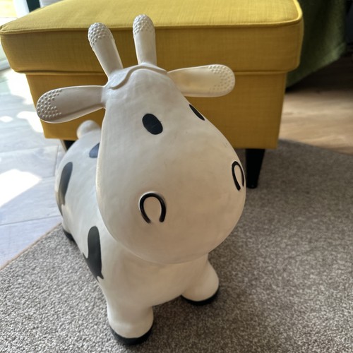 Jumping inflatable cow - inflatable,