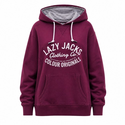 Lazy jacks burgundy graphic - lazy,