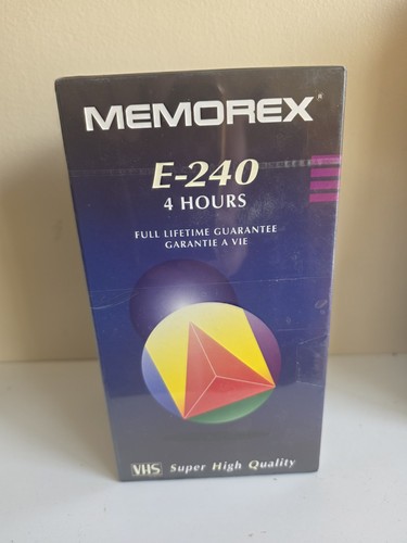 Memorex 240 vhs blank - e-240, tape