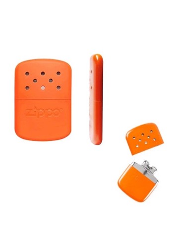 New boxed orange 12hr zippo - new&boxed,
